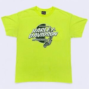 Harley-Davidson Men's Ignite Chest Pocket Short Sleeve Tee Sz Large